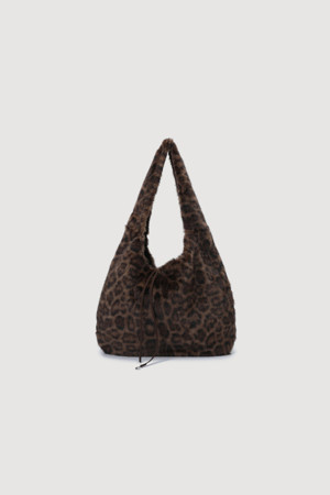 Chouetties by LUCKY CHOUETTE_Fake Fur Hobo Bag(brown)