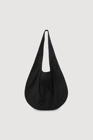 Chouetties by LUCKY CHOUETTE_Ribbon Tote Bag(black)