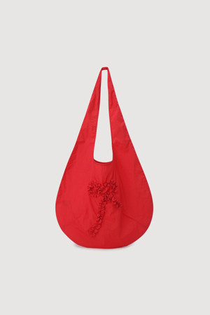 Chouetties by LUCKY CHOUETTE_Ribbon Tote Bag(red)