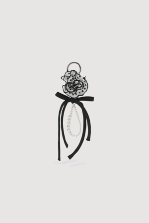 Flower Ribbon Charm Decoration(multi color)