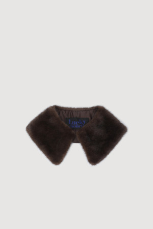 Fake Fox Muffler(brown)