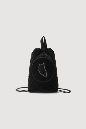 [Holiday Edition] Chouette Patch Quilting Back Pack (black)