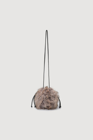 Fake Fox Bokjorie Bag(dark beige)