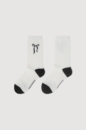Ribbon Point Socks(white)