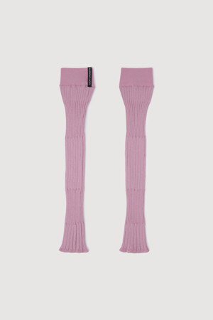 Knit Footless Knee Socks(pink)