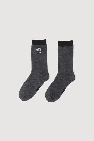 Logo Point Metal Socks(dark grey)