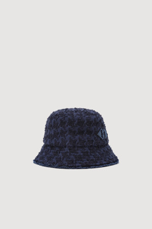 Tweed Bucket Hat(dark navy)