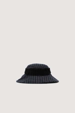A-String Point Tweed Bucket Hat(multi color)