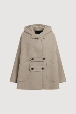 Hood Strap Point Half Coat