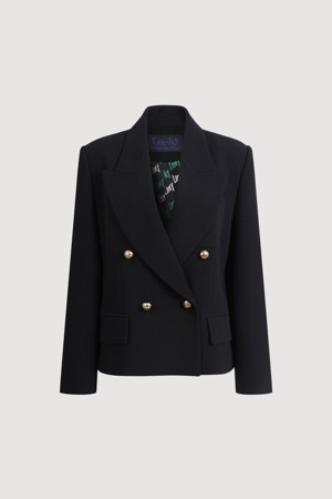 Logo Double Button Jacket