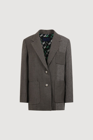 Check Block Jacket