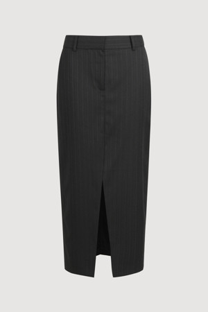 Herringbone Slit Long skirt