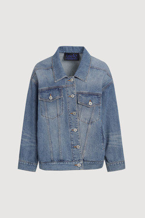 Loose Fit Denim Jacket (blue)