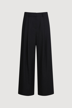 Two Tuck Wide Pants (black)