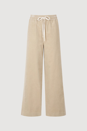 Corduroy Band String Pants