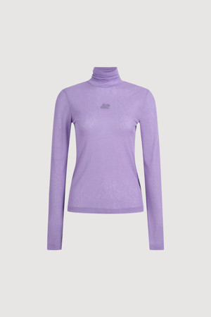 High Neck See-through T-shirt