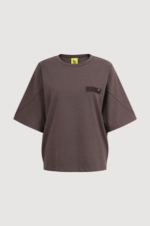 Oversize Half Sleeve T-shirt (brown)