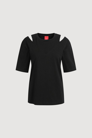 Back Point Cut Out T-shirt