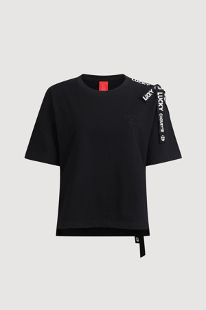 Logo Tape Half Sleeve T-shirt