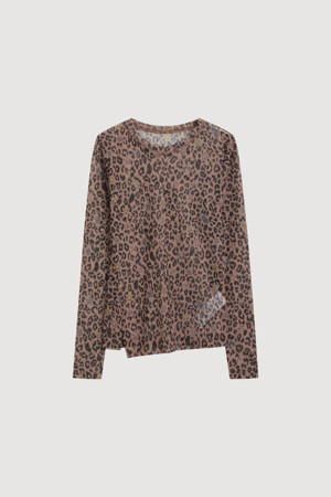 Leopard Tulle T-shirt