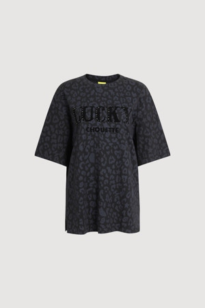 Leopard Velvet Point T-shirt