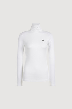 Chouette Patch Turtle Neck T-shirt
