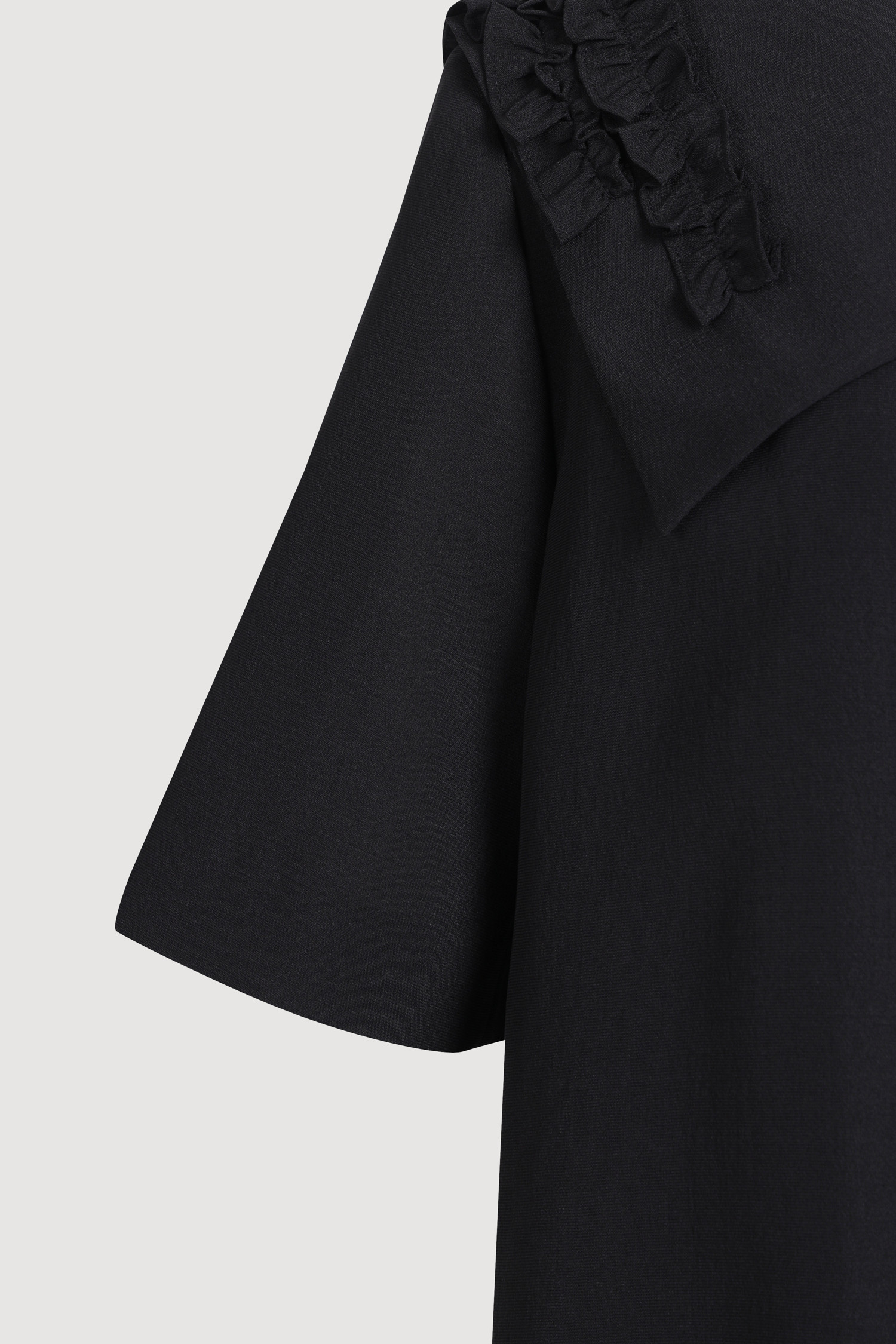 LUCKY CHOUETTE] [Re-Order] Sailor Ruffle Half Sleeve Jacket