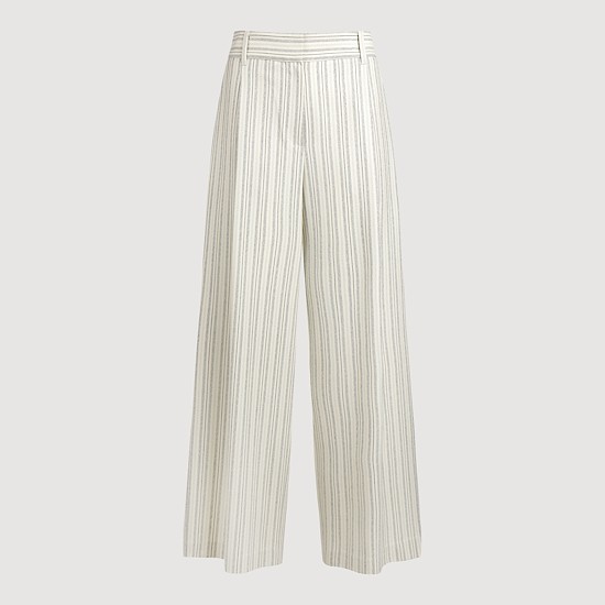 Stripe Wool Slacks