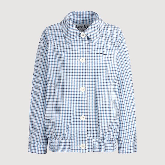 Check Blouson Jumper