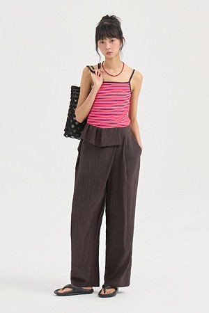 Waist Point Pants (brown)