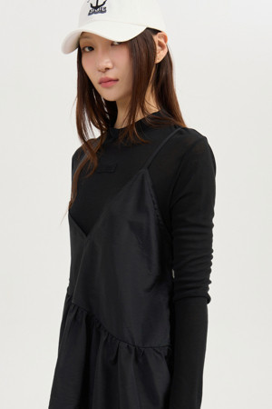 [Atelier] Bustier Long-Sleeve T-shirts (black)