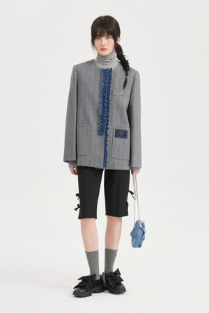 Front Frill Jacket (grey)