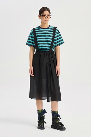 Suspender Attachment Banding Skirt (black)