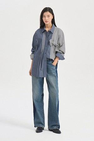 Tape Point Denim Pants (blue)