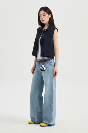 Wide Denim Pants (blue)