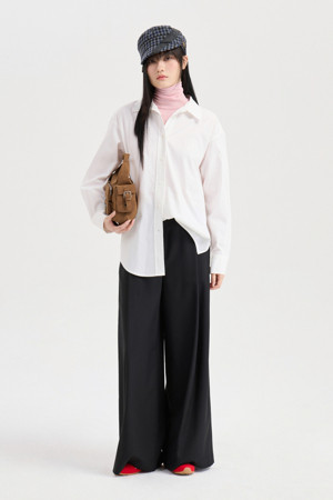 Tuck Point Wide Pamts (black)