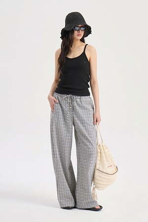 Chouetties by LUCKY CHOUETTE_Double Obi Long Pants (navy)