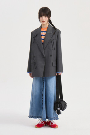 Wool Double Jacket (grey)