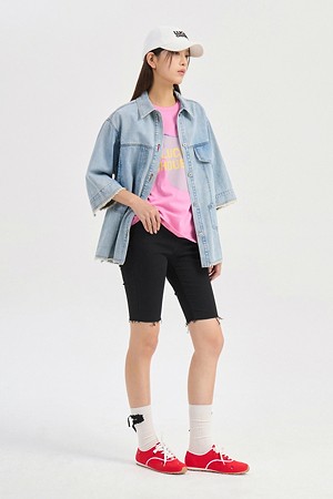 Pocket Point Denim Jacket (blue)