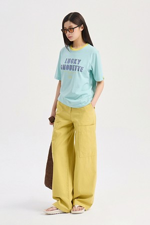 Pocket Point Dying Denim Pants (olive)