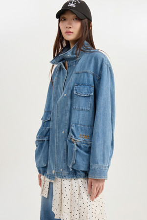 [Atelier] Pocket Point Overfit Denim Jacket (blue)