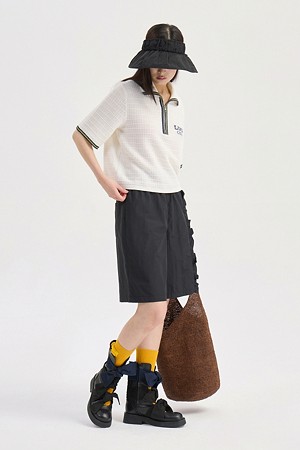 Frill Point Banding Shorts (black)