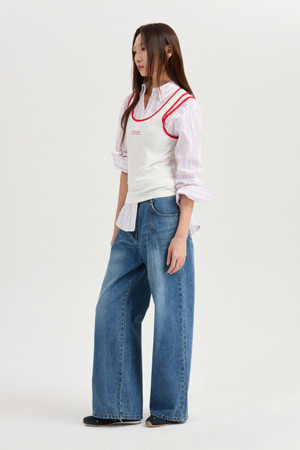 [Atelier] Dot Shirt Blouse (pink)