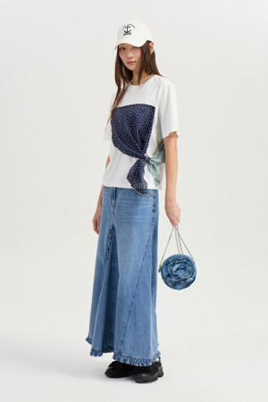 [Atelier] Frill Point Sleeveless T-shirts (white)