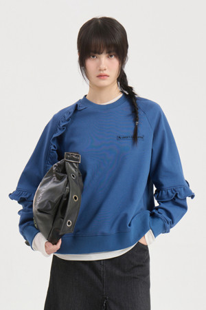 Frill Point Sweatshirt (blue)