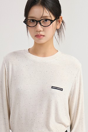 Color Neff Standard Fit Long Sleeve T-shirt (oatmeal)