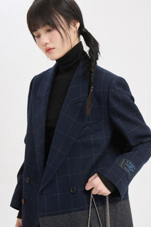 Hem Pleated Double Jacket (multi color)