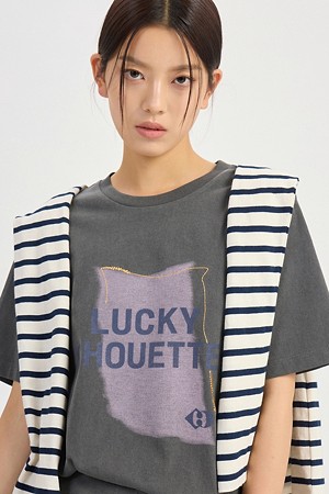 Chouette Point Basic Fit Short Sleeve T-Shirt (dark grey)