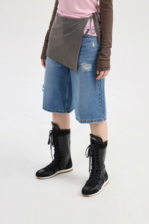 Chouetties by LUCKY CHOUETTE_Bermuda Denim Shorts (blue)