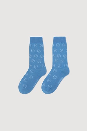 [CASPER X CHOUETTIES] Casper All-Over Socks (blue)